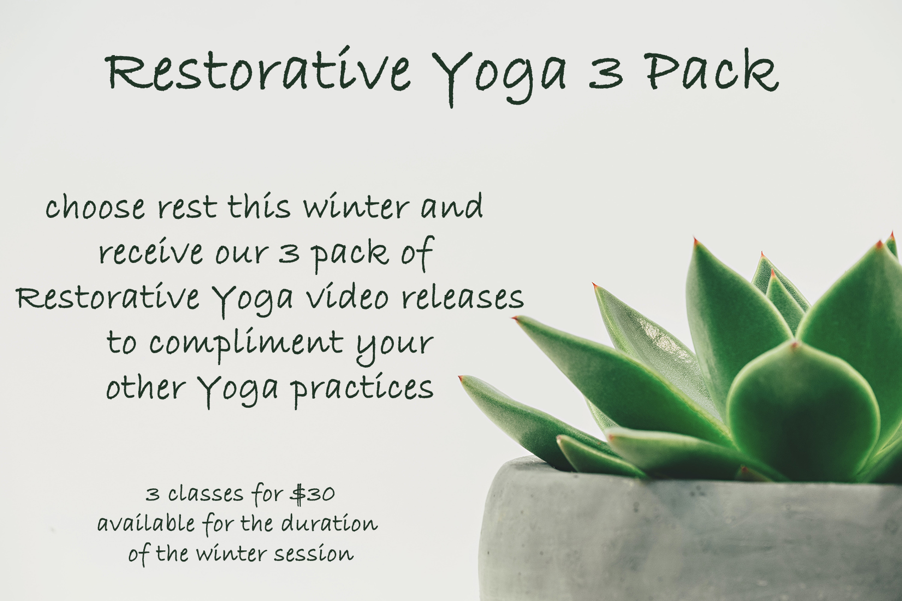 Restorative Yoga Special